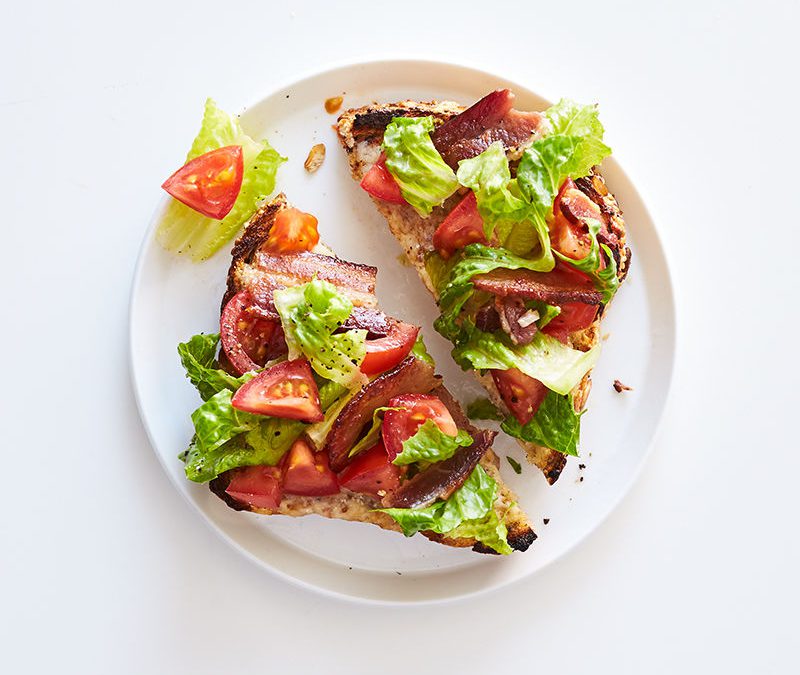 BLT breakfast cheese toast